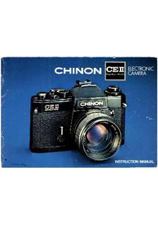 Chinon CE 2 manual. Camera Instructions.